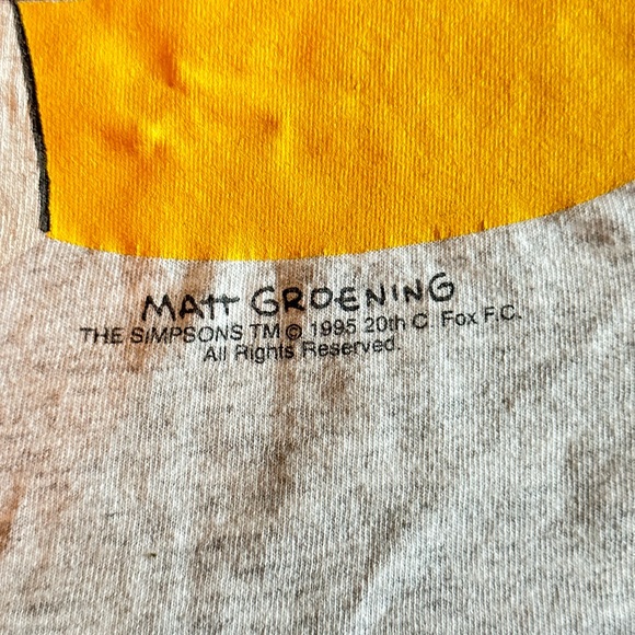 1995 HOMER t-shirt - Picture 2 of 5